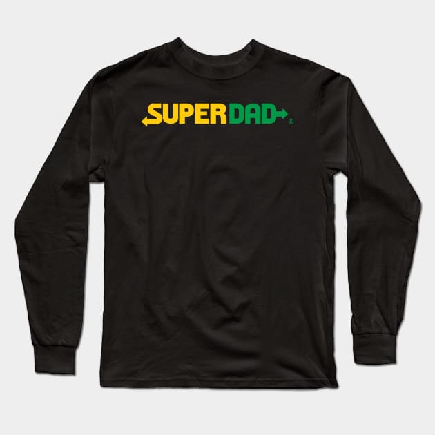 Super Dad Long Sleeve T-Shirt by peekxel